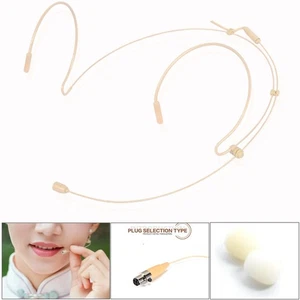 Wireless Ear Hook Microphone Steel Made Ear-hang 4-pin XLR Connector Lightweight - Picture 1 of 12