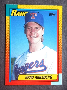 Brad Arnsberg #3T Topps Traded 1990 Baseballkarte (Texas Rangers) - Bild 1 von 2