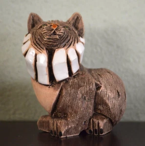 Vintage Artesania Rinconada Figur klassischer Luchs #77 pensionierte Wildkatze - Bild 1 von 6