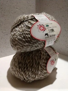 Quebec Chunky Vintage Yarn from Italy * LOT OF 2 (50g Balls) Wool Mix - Picture 1 of 9