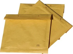 100 St. Luftpolster Versandtaschen CD Mailer 180x165 braun Umschläge Jewel Case - Bild 1 von 1