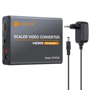 Scart zu HDMI Konverter Wandler 1080P Video Audio Adapter für CRT TV DVD VCR - Bild 1 von 11