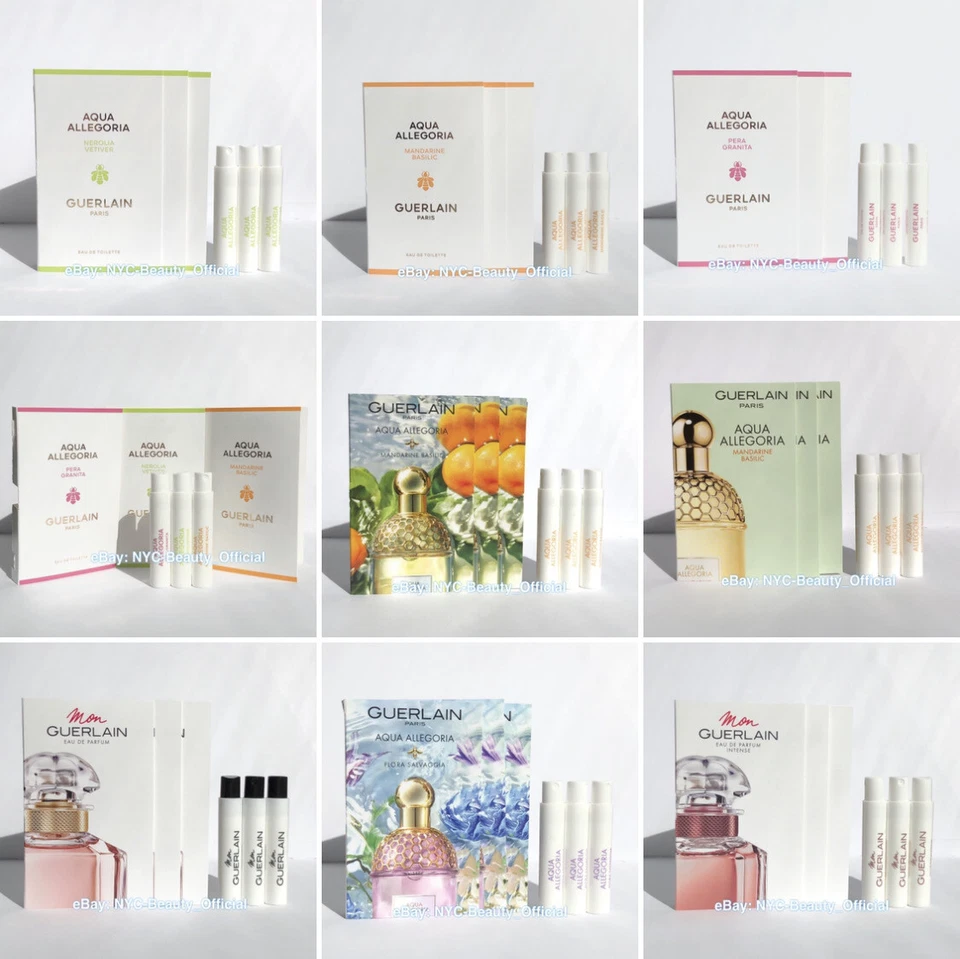 Muestra en aerosol perfume fragancia Guerlain 3 piezas [Elige tu aroma] Foto 1 de 1