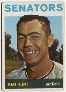 1964 Topps #294 Ken Hunt Washington Senators - Bild 1 von 2