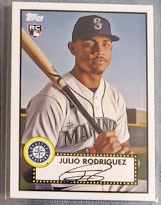2022 Topps National Convention Julio Rodriguez 1952 Platinum Anniversary RC ROY - Bild 1 von 2