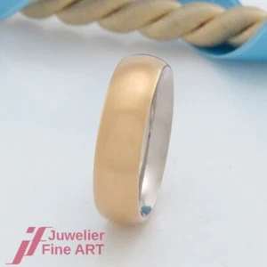 BURGER - Trauring/Partnerring/Ehering - Größe 55 - 18K/750 Gold - Bicolor - Bild 1 von 7