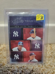 2003 Absolute Memorabilia Team Trios #4 Roger Clemens - Giambi - Soriano - Picture 1 of 2