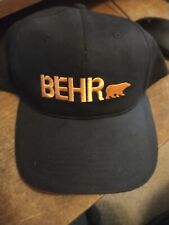 Behr Paint New  Baseball Trucker Cap Hat Adjustable  Black Orange