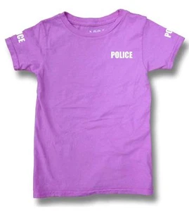 NEW YOUTH KID GIRL BOY HALLOWEEN CUSTOM POLICE SHERIFF FUNNY COTTON T-SHIRT TEE - Picture 1 of 15