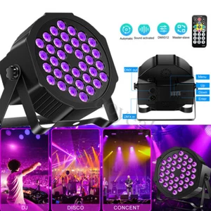 UV Blacklight Par Light  36LED Stage Light Lighting DMX Disco Party RGBW Remote - Picture 1 of 18