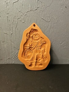 Cotton Press USA Terrakotta 1992 Weihnachten Urlaub Weihnachtsmann Keksform - Bild 1 von 2