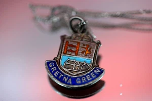 Vintage Sterling Silver Pendant/Necklace Gretna Green 3.21g - Picture 1 of 7
