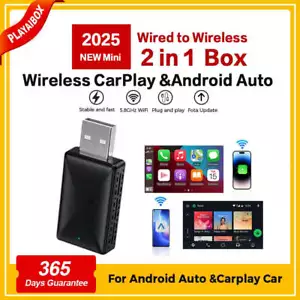 PLAYAIBOX Wireless Carplay Adapter 2in1 Dongle Wireless CarPlay &Android Auto Fo - Bild 1 von 20