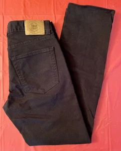 Neu ohne Etikett True Craft Herrenjeans 32 x 32 gerade Stretch schwarz Denim Jeans - Bild 1 von 4