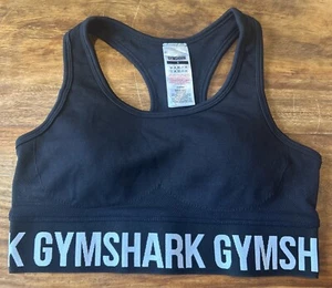 Gymshark Flex Sports Bra Light Support In Black Size S - Picture 1 of 5