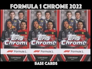 TOPPS FORMULA 1 CHROME 2022 CHOOSE YOUR BASE / INSERT CARDS - Bild 1 von 250