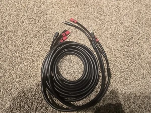 AudioQuest Rocket 11 Full Range 8 ft. Speaker Cables BFA Silver (Pair) - Picture 1 of 3