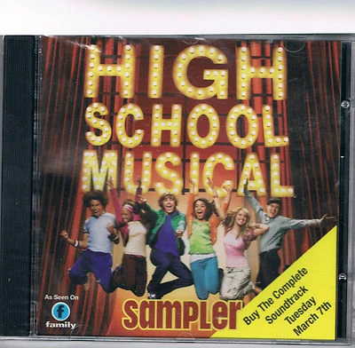 High School Musical Sampler CD Disney Promo 5 tracks NEW Sealed  RARE - Image 1 of 3