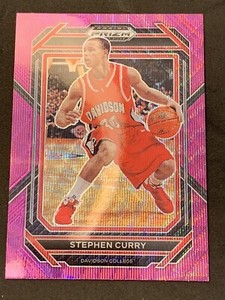 2023 Prizm Draft Picks Steph Stephen Curry Prizm Purple Wave #53 Warriors