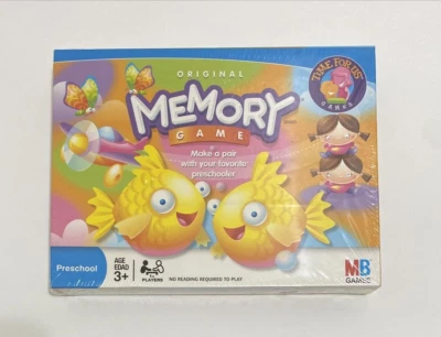 Original Memory Game Milton Bradley Sealed New Old Stock - Image 1 of 4