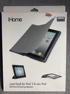 iHome Smart Book Case for iPad 2 Grey IH-IP1103G - Picture 1 of 4