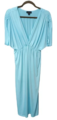 Jones New York Nightgown Long Size Large, Color Aqua - Image 1 of 4
