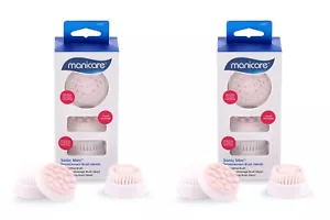 6pcs Manicare Sonic Mini Facial Cleanser Replacement Brush Heads (2 x 3pk) NEW - Picture 1 of 6