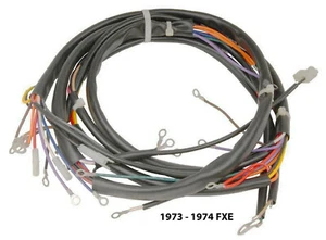 Shovel NOS style WIRING HARNESS COMPLETE for Harley 1973 - 1974 Shovelhead FXE - Bild 1 von 3