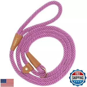 Soft Paracord Rope Slip Lead Dog Leash for Large Dogs, Easy to Use Dog Lead C - Picture 1 of 5