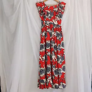 1970's Raggedy Ann Dress By Anne Fogarty, Small - Picture 1 of 4