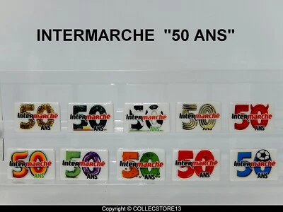 SERIE COMPLETE DE FEVES INTERMARCHE 50 ANS