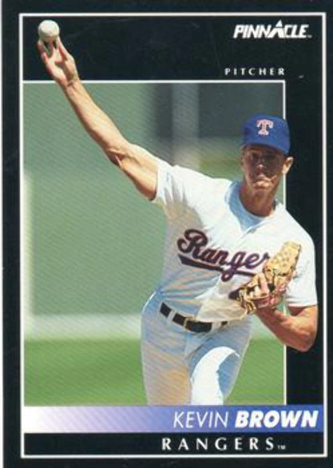 #405 Kevin Brown - Texas Rangers - 1992 Pinnacle Baseball - Image 1 of 1