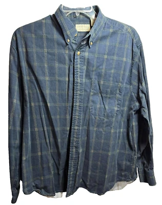 Crossings Men's Long Sleeve Shirt - Size: XL (Sleeve 34) - Color: Blue Pattern - Image 1 of 4