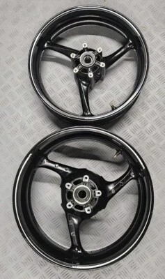 ПАРА ПЕРЕДНИХ И ЗАДНИХ КОЛЕС SUZUKI GSXR 1000 2009-2016 ЧЕРНЫЕ AO14  - Изображение 1 из 4