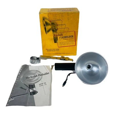 Flasholder Kodak vintage con caja original y manual sin probar sin bombilla Foto 1 de 4