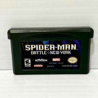 Spider-Man: Battle for New York - Nintendo GBA - Probado - ¡Envío gratuito! Foto 1 de 2