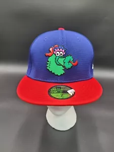 Cappello aderente Philadelphia Phillies Phanatic taglia 7 2024 allenamento battuta 59FIFTY - Foto 1 di 9