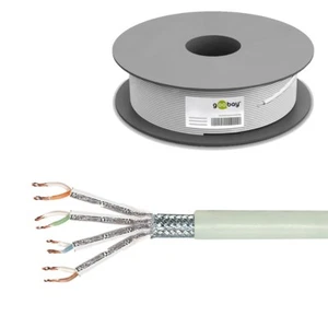 100m CAT6 SFTP PiMF Kabel Netzwerk Patchkabel LAN doppelt 2-fach geschirmt Litze - Bild 1 von 3