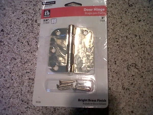 BRASS DOOR HINGES POLISHED - Picture 1 of 1