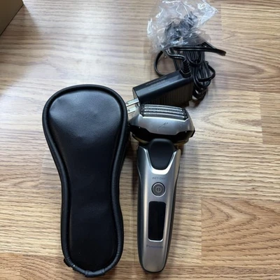 Panasonic Arc5 ES-ALV6H Wet/Dry Electric Shaver Silver Made in Japan Case Manual - Image 1 of 4