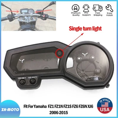 Speedometer Instrument Case Gauge Housing Cover Fit For FZ1 S/N FZ6 FZ6N XJ6 06 - Image 1 of 4