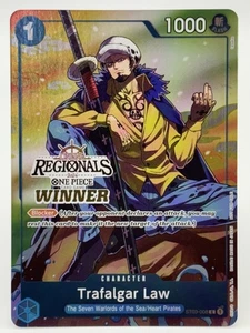 Trafalgar Law ST03-008 EN UNA SOLA PIEZA TCG 2024 GANADOR REGIONAL EN LÍNEA - CASI NUEVO - Imagen 1 de 4