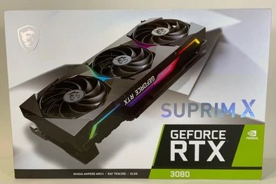 Nvidia MSI Suprim RTX 3080 OC 10GB GDDR6X Graphics card-Fast Shipping✈️ - image 1 of 4