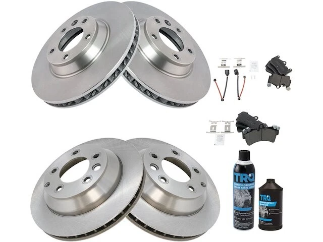 Kit de pastillas de freno y rotor delanteras y traseras para Audi Q7 2010 2008 2007-2015 WQ564WC Foto 1 de 1