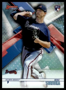 2018 Bowman's Best Rifrattore Mike Soroka RC Atlanta Braves #40 - Foto 1 di 2