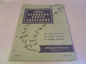 Tuercas, pernos tornillos catálogo piezas estándar Ford 1948 vintage - Imagen 1 de 6