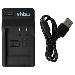 Caricabatterie USB per Sanyo Xacti VPC-C6 VPC-C5 VPC-CA8 VPC-CA6 ACTIVE 4,2V - Foto 1 di 9