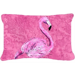Carolines Treasures 8875PW1216 12 x 16 In. Flamingo on Pink Indoor & Outdoor ... - Picture 1 of 1
