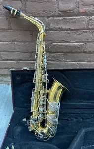 Yamaha YAS23 Altsaxophon - Gold MIT KOFFER - Bild 1 von 17