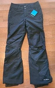 NWT COLUMBIA Womens BUGABOO OMNI HEAT Insulated SNOW PANTS Snowboard Black Small - Picture 1 of 17